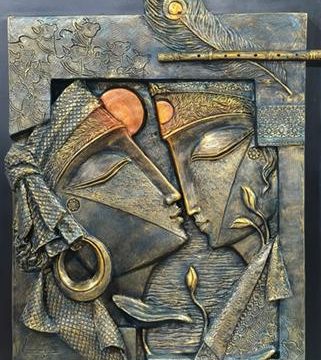 “Divine Texture Of Culture” An Exhibition Of Sculptures By Kiran Shigvan, Karuna Shigvan At Nehru Centre Art Gallery